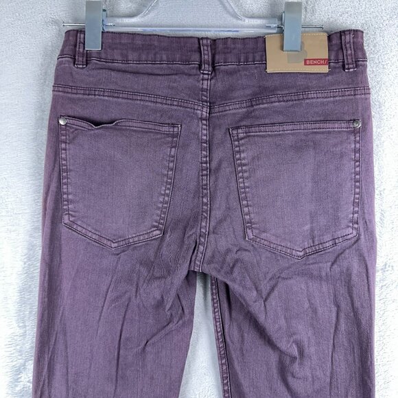 Bench Skinny Jeans Women's Size 31 Mid Rise Five Design Pockets Light Purple - Picture 3 of 12